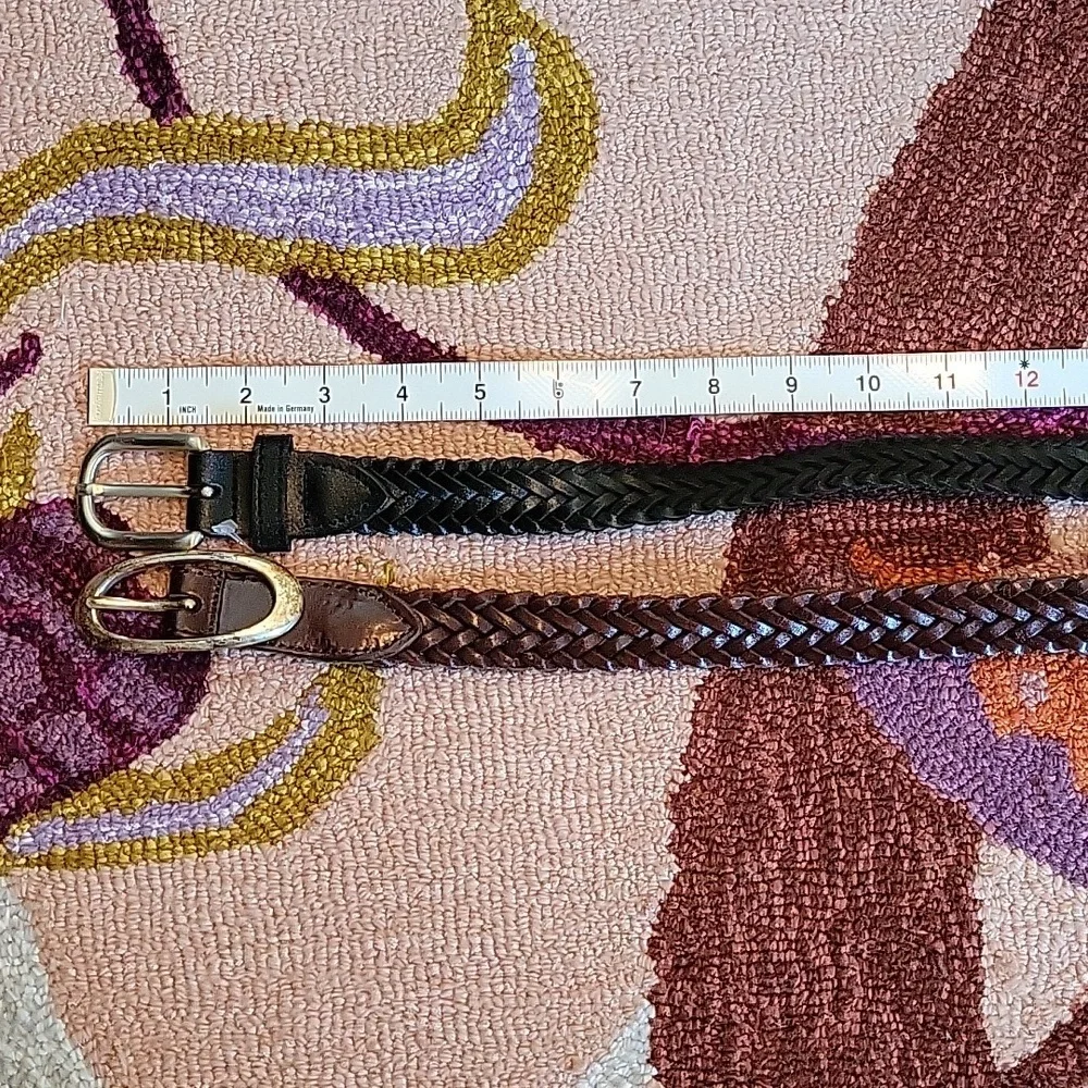 🤎 Vintage Braided leather belts